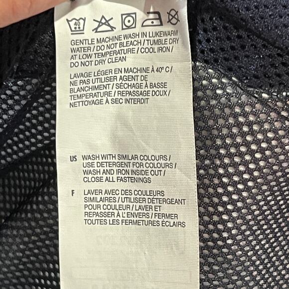 Puma Men’s L Navy Zip Track Jacket Retro Colorblock Athletic Streetwear Y2K Gear - Picture 10 of 11